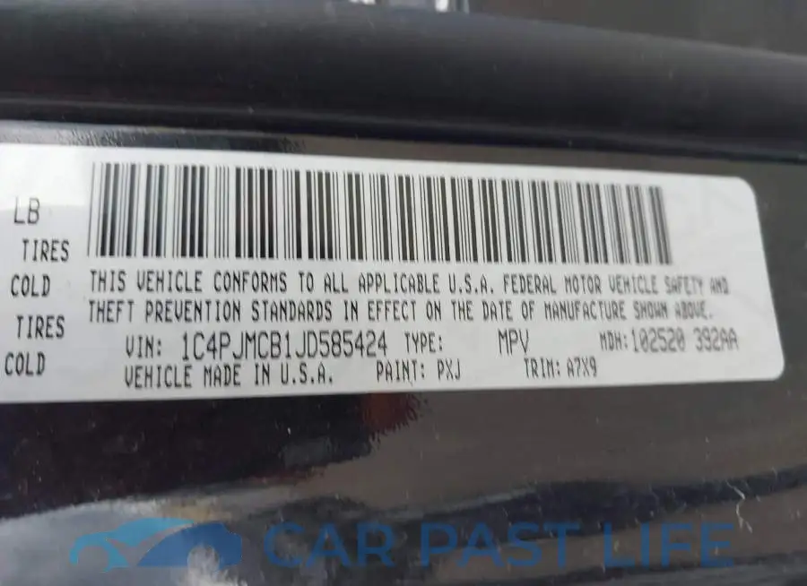 1C4PJMCB1JD585424# 9