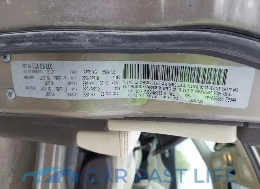 1C4PJMJS9HW621510# 9