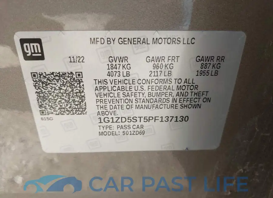 1G1ZD5ST5PF137130# 9