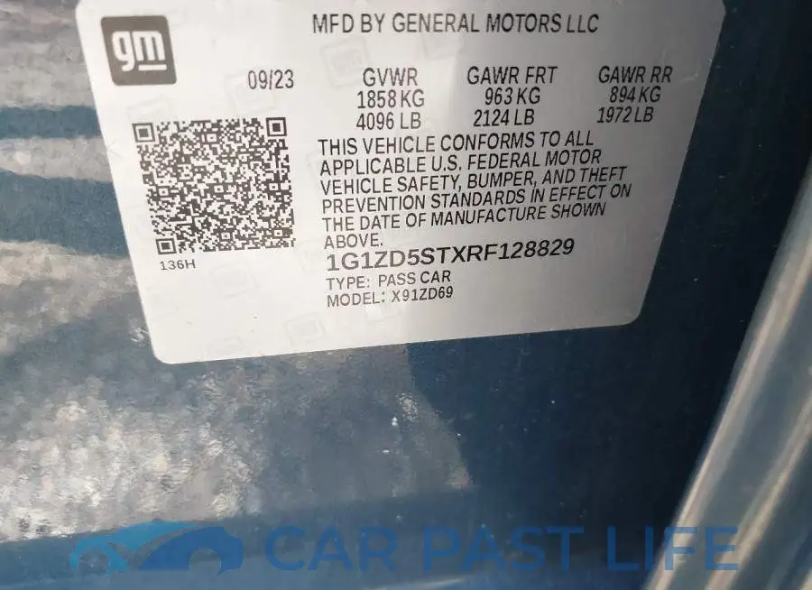 1G1ZD5STXRF128829# 9