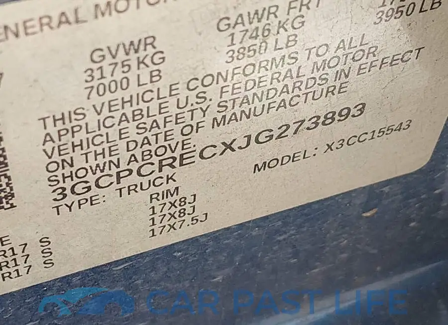 3GCPCRECXJG273893# 9