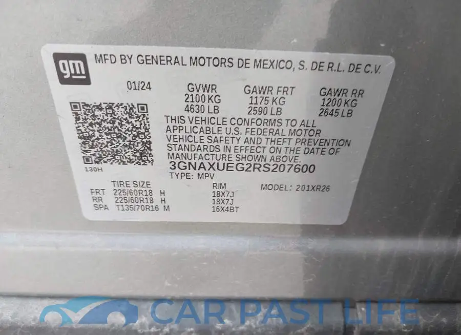 3GNAXUEG2RS207600# 9