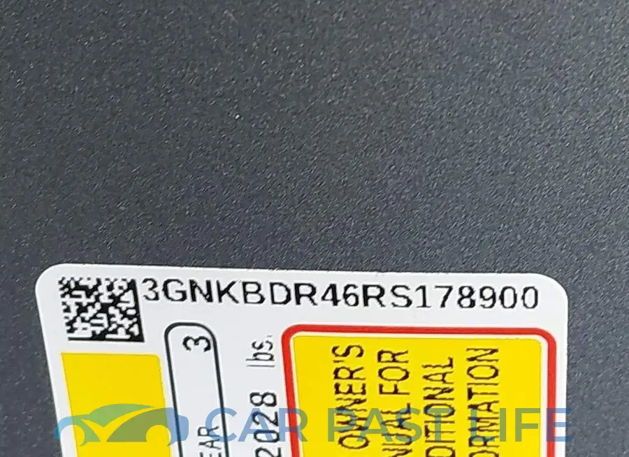 3GNKBDR46RS178900# 9