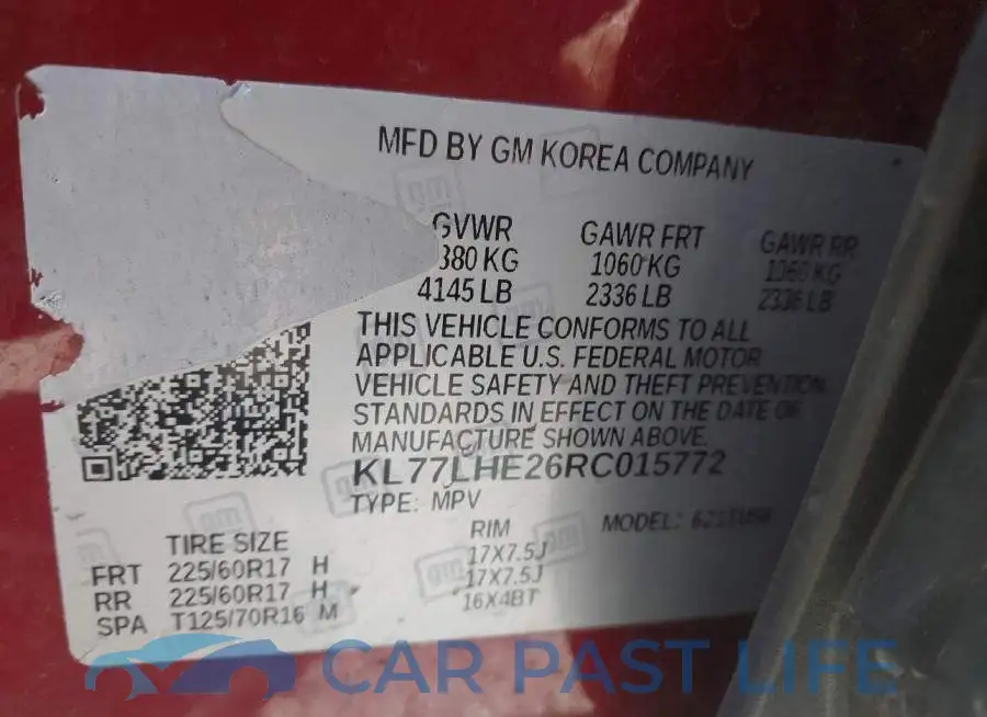 KL77LHE26RC015772# 9