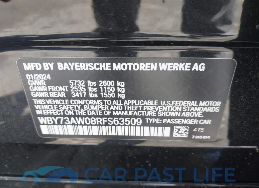 WBY73AW08RFS63509# 9