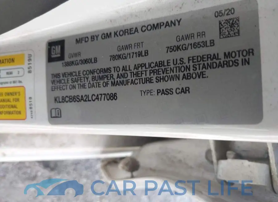 KL8CB6SA2LC477086# 9
