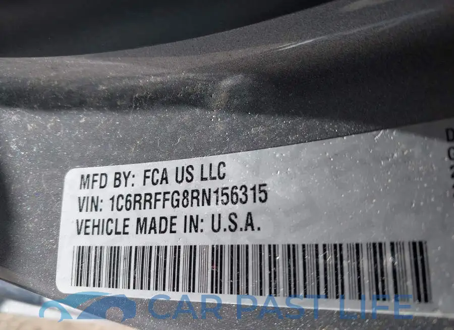 1C6RRFFG8RN156315# 9