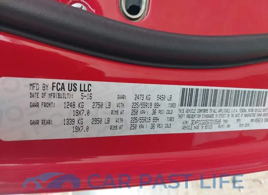3C4PDCGG5GT212509# 9