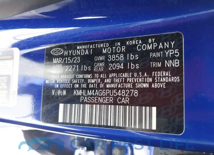 KMHLM4AG6PU548278# 9
