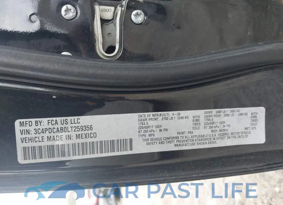 3C4PDCAB0LT259356# 9