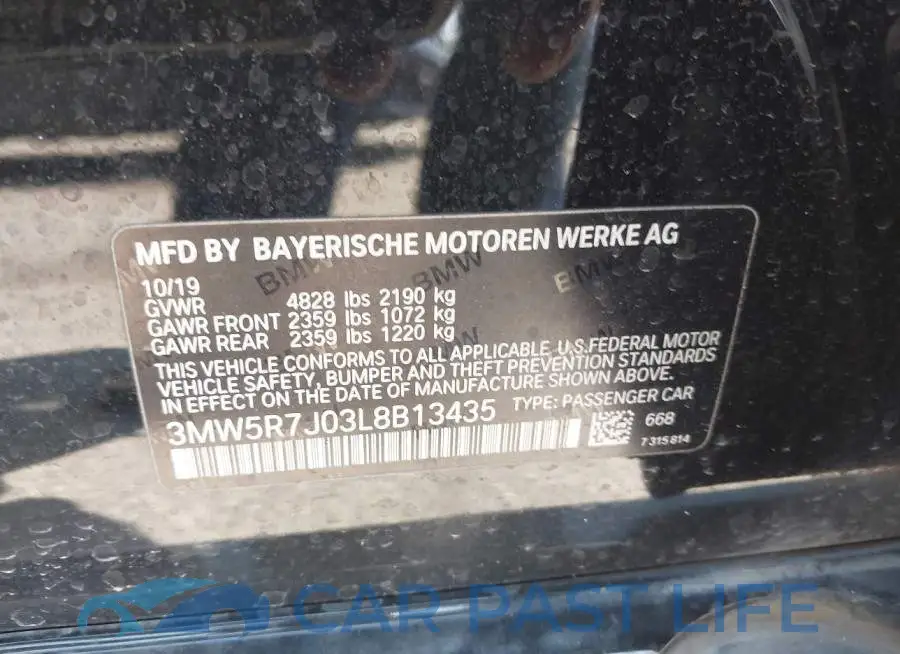 3MW5R7J03L8B13435# 9