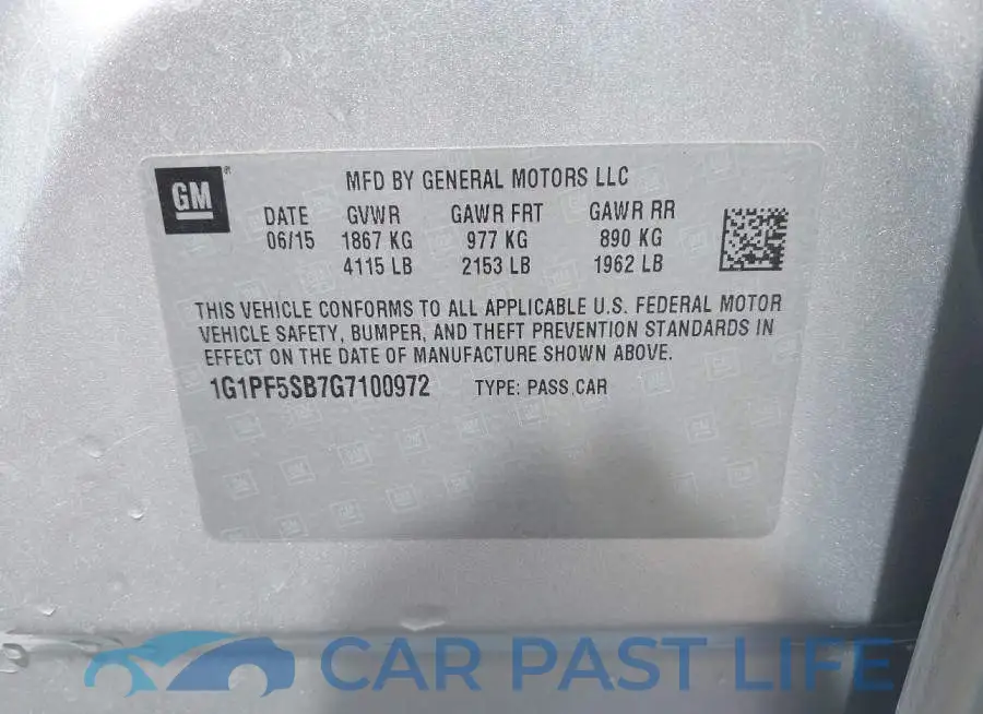 1G1PF5SB7G7100972# 9