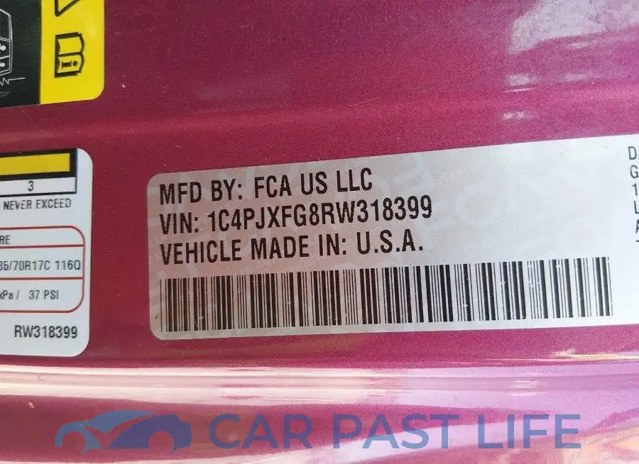 1C4PJXFG8RW318399# 9