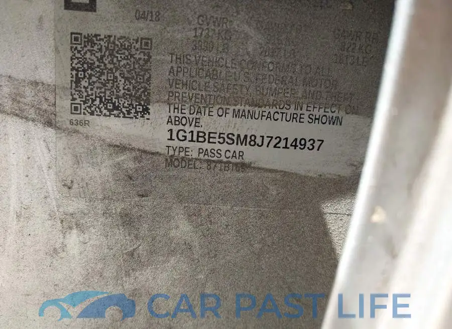 1G1BE5SM8J7214937# 9