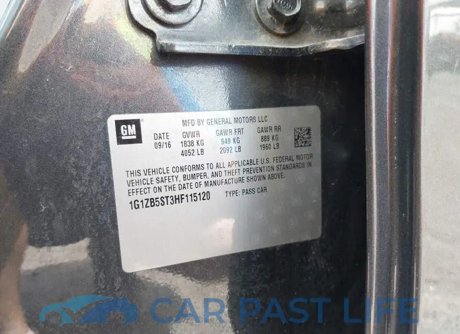 1G1ZB5ST3HF115120# 9