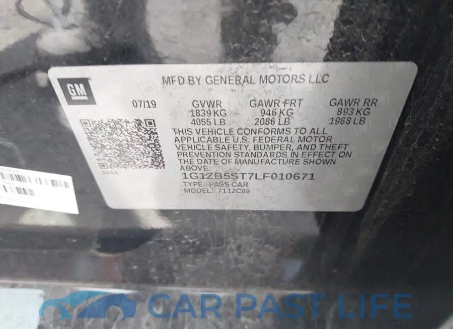 1G1ZB5ST7LF010671# 9