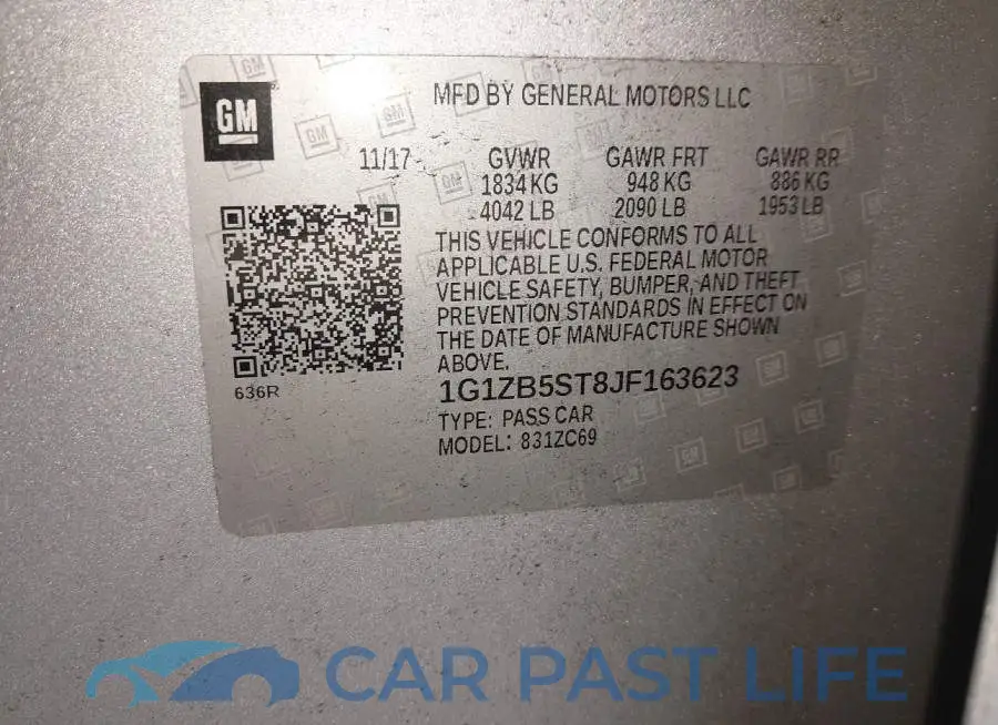 1G1ZB5ST8JF163623# 9