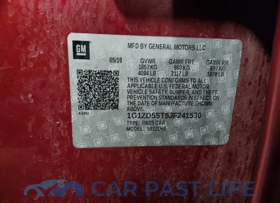 1G1ZD5ST5JF241530# 9