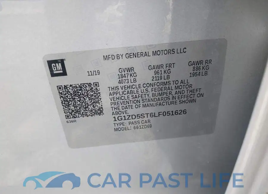 1G1ZD5ST6LF051626# 9