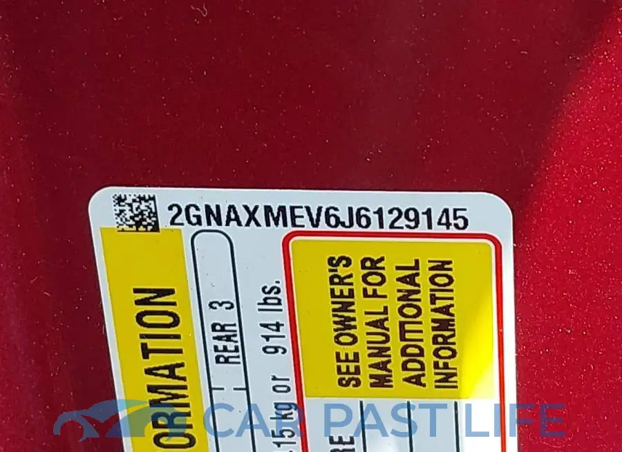 2GNAXMEV6J6129145# 9