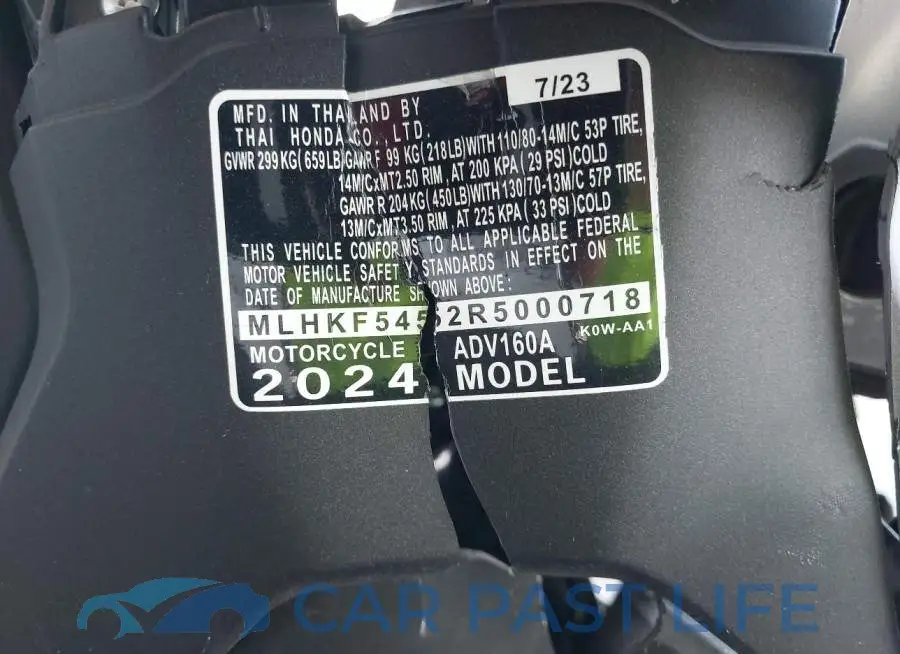 MLHKF5452R5000718# 10