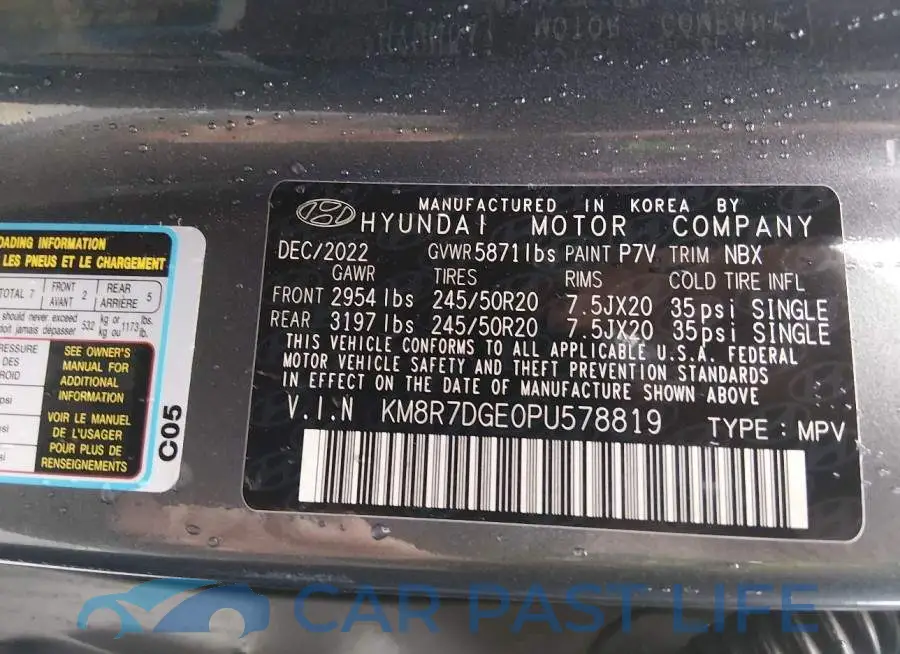 KM8R7DGE0PU578819# 9