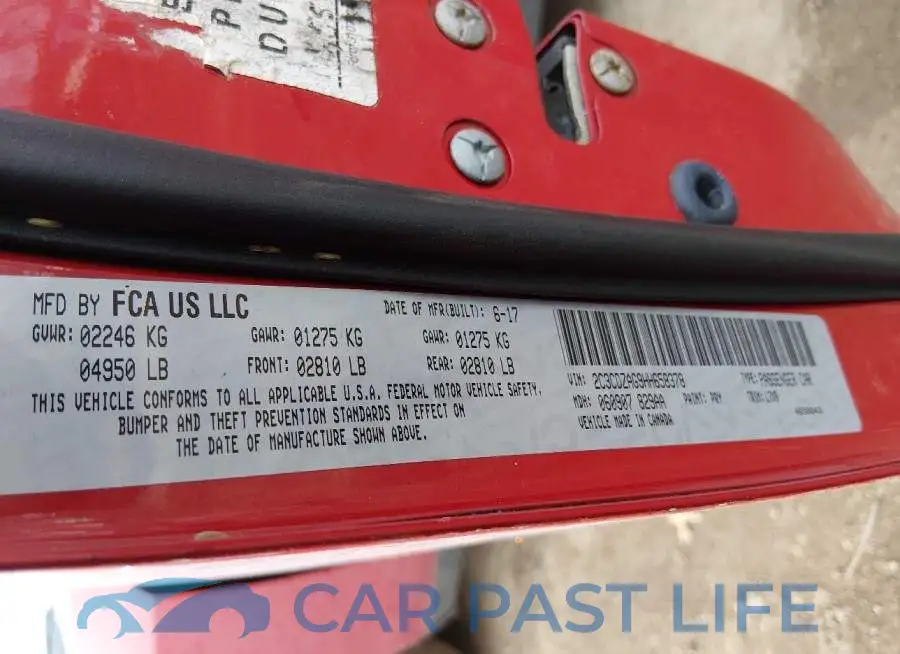 2C3CDZAG9HH658378# 9