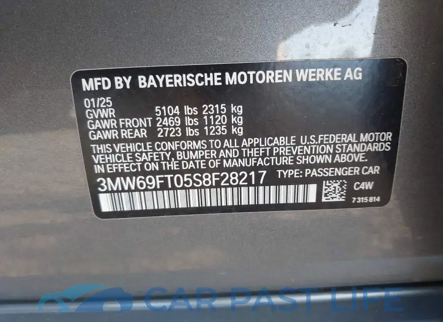 3MW69FT05S8F28217# 9