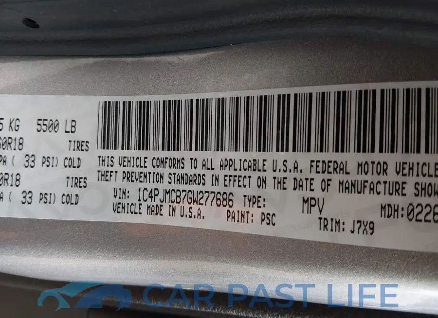 1C4PJMCB7GW277686# 9