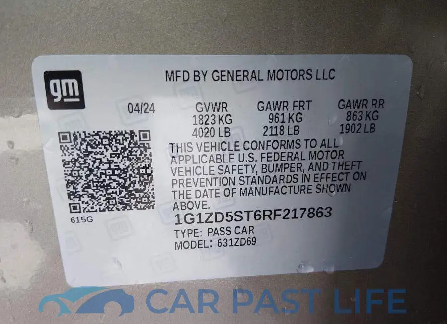 1G1ZD5ST6RF217863# 9