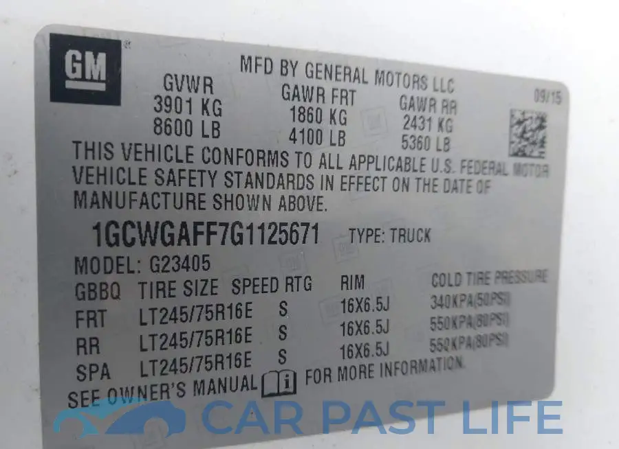 1GCWGAFF7G1125671# 9