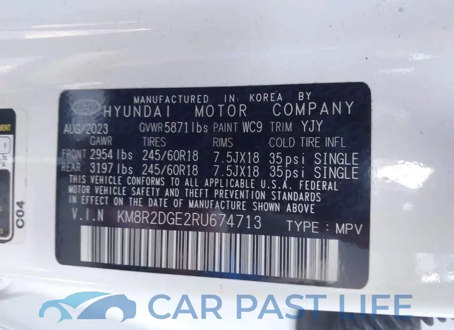 KM8R2DGE2RU674713# 9