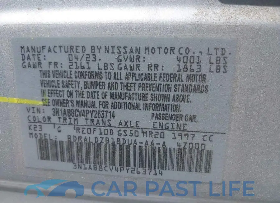 3N1AB8CV4PY263714# 9
