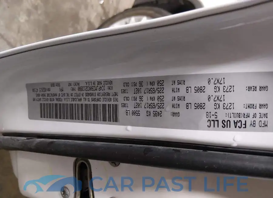 1C4PJMCB0KD213980# 9
