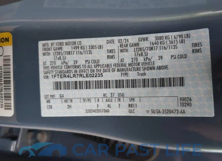 1FTER4LR7RLE02235# 9