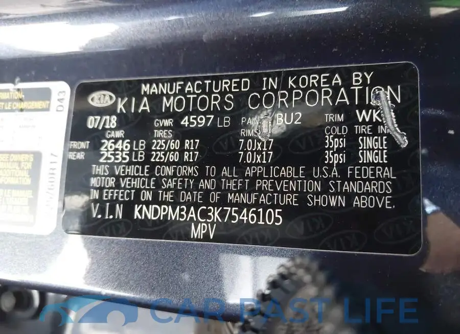 KNDPM3AC3K7546105# 9