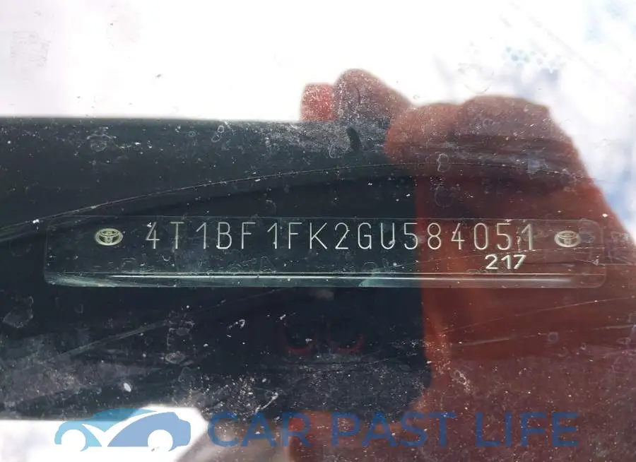 4T1BF1FK2GU584051# 9