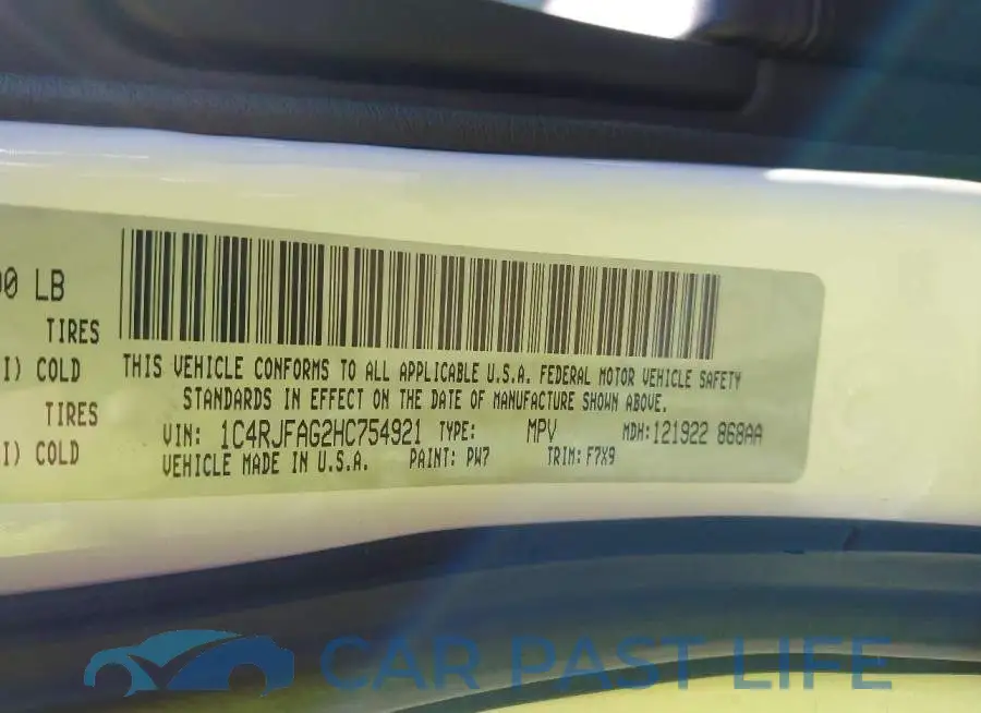 1C4RJFAG2HC754921# 9