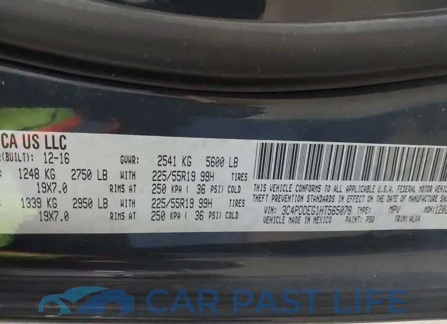 3C4PDDEG1HT565078# 9