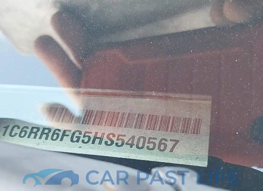 1C6RR6FG5HS540567# 9