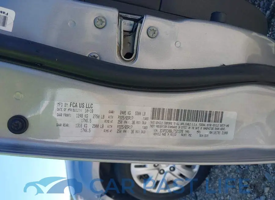 3C4PDCAB6JT521376# 9