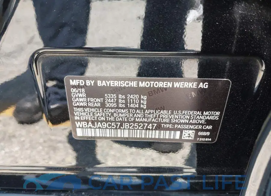 WBAJA9C57JB252747# 9