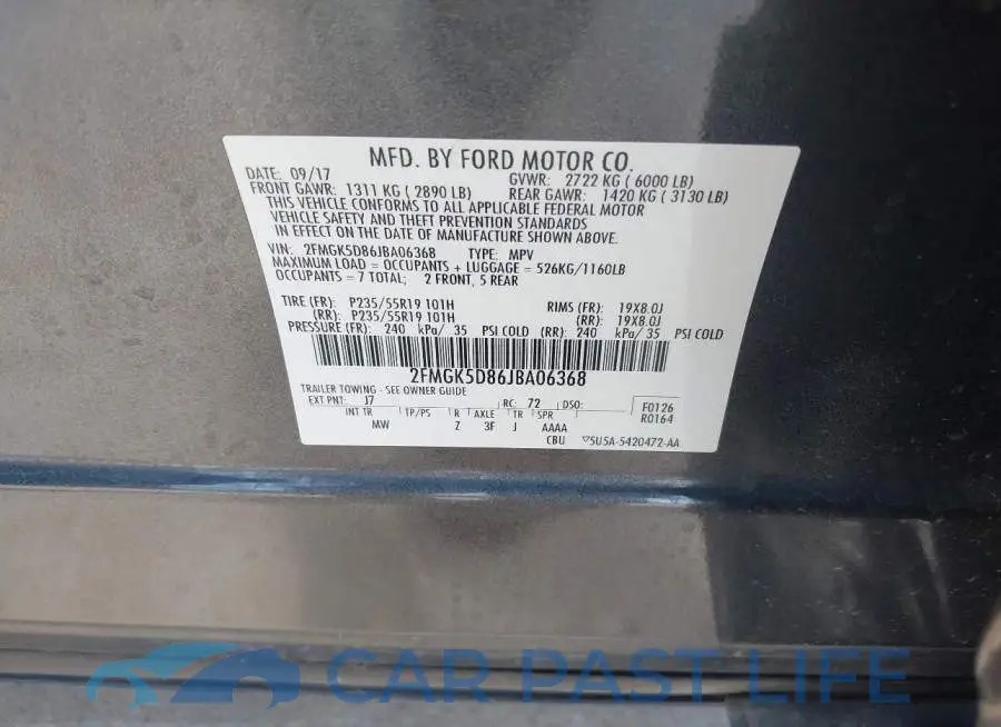 2FMGK5D86JBA06368# 9
