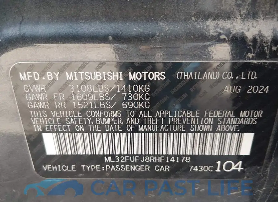 ML32FUFJ8RHF14178# 9