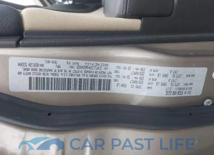 1C4PJLCS4HW624063# 9