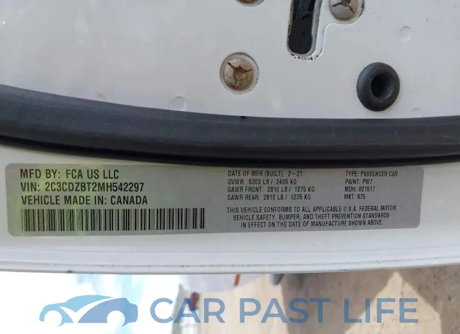 2C3CDZBT2MH542297# 9