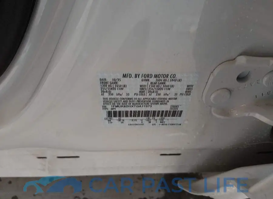 1FMUK8DHXTGA11573# 9