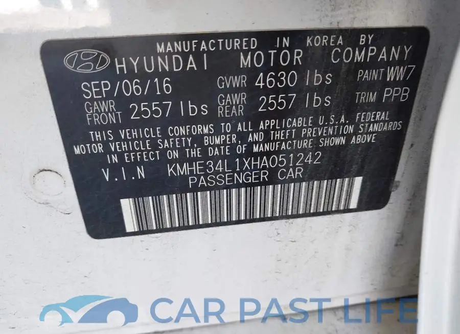 KMHE34L1XHA051242# 9
