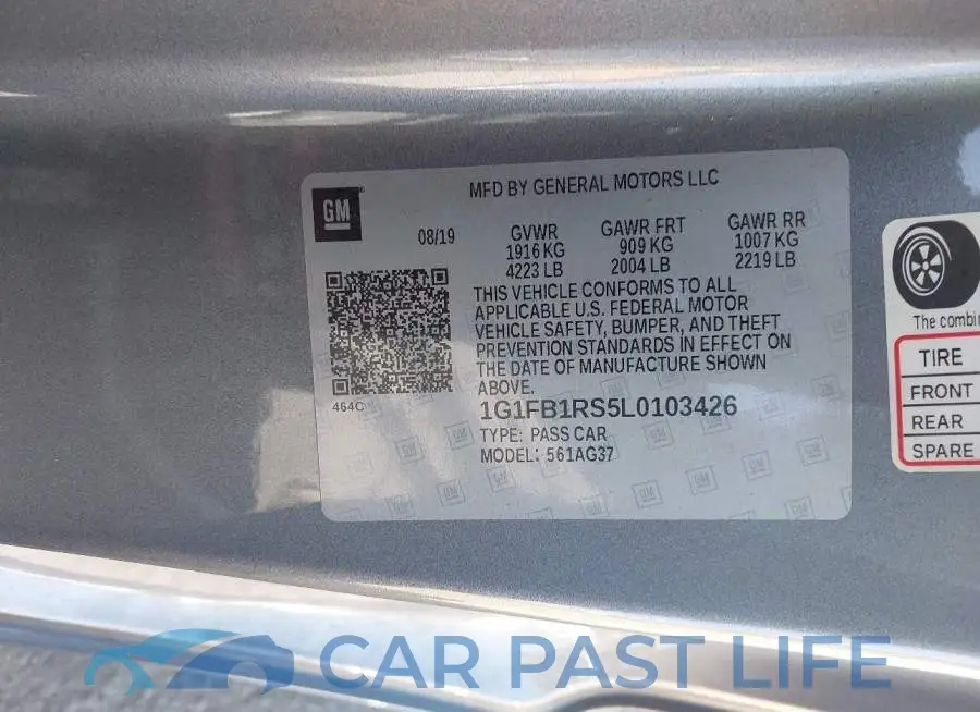 1G1FB1RS5L0103426# 9
