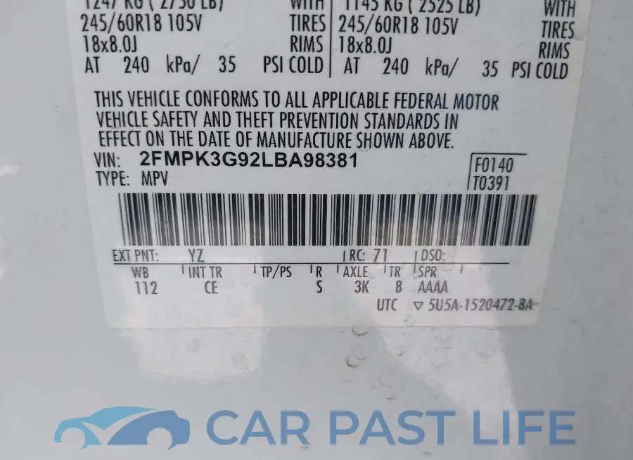 2FMPK3G92LBA98381# 9